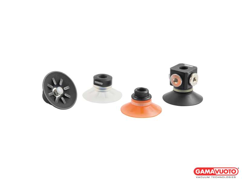 Finned flat suction cups AF 50 Series