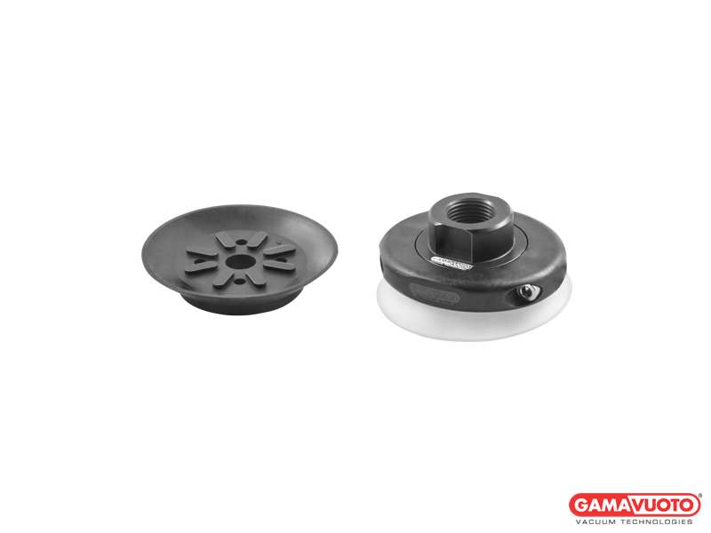 Finned flat suction cups AF 63 Series