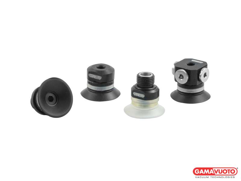 Non-finned flat suction cup CF 20 Series