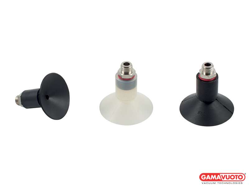 Flat VC-LINE suction cups with male support